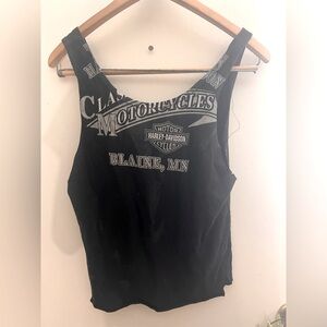Harley Davidson distressed tank